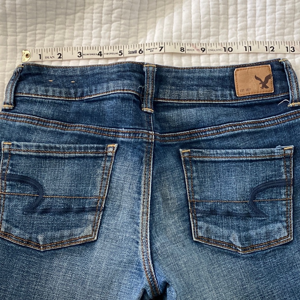 American Eagle High Waist Denim Jean shorts - Picture 7 of 9